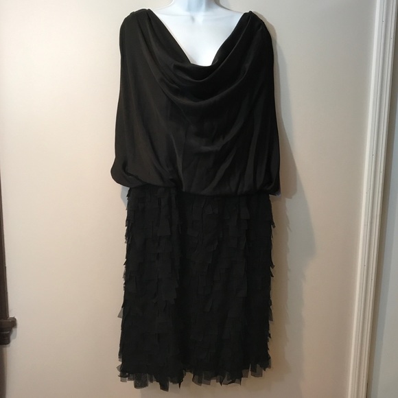 Black tiered dress is NWT. Plus Size 20W - Picture 2 of 8